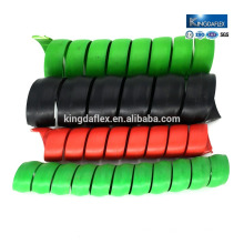 Best quality black red spiral hydraulic hose guard
